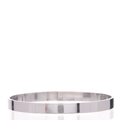 Hermes 18K White Gold Diamond PM Kelly Pave Bracelet SH 4 of 4