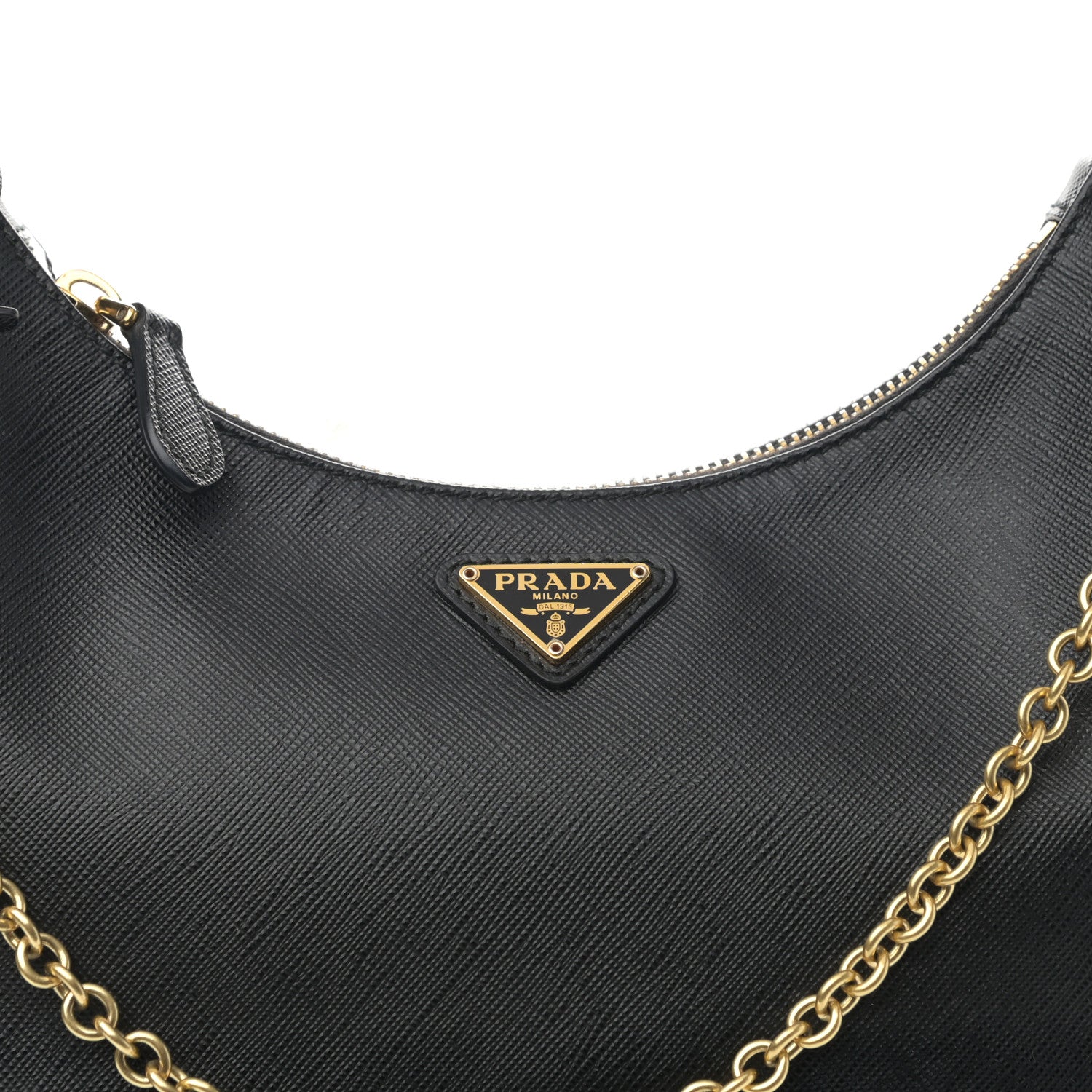 Prada Saffiano Lux Re-Edition 2005 Shoulder Bag Black 9 of 12