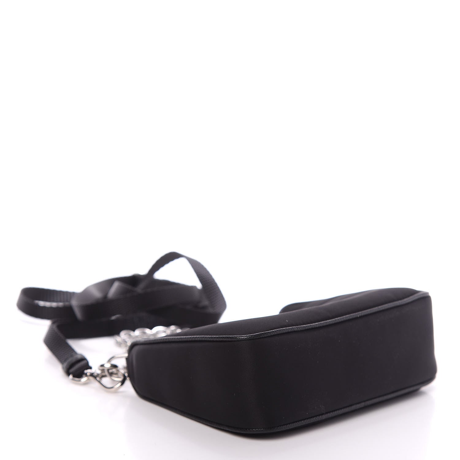 Prada Tessuto Nylon Mini Re-Edition 2000 Shoulder Bag Black 5 of 9