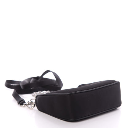 Prada Tessuto Nylon Mini Re-Edition 2000 Shoulder Bag Black 5 of 9