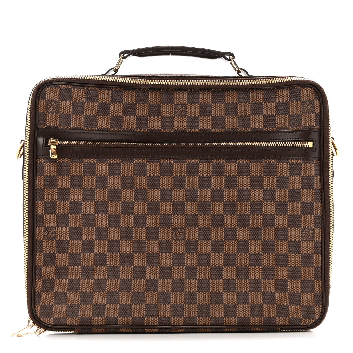 Louis Vuitton Damier Ebene Porte Ordinateur Sabana NM Computer Case 1 of 13
