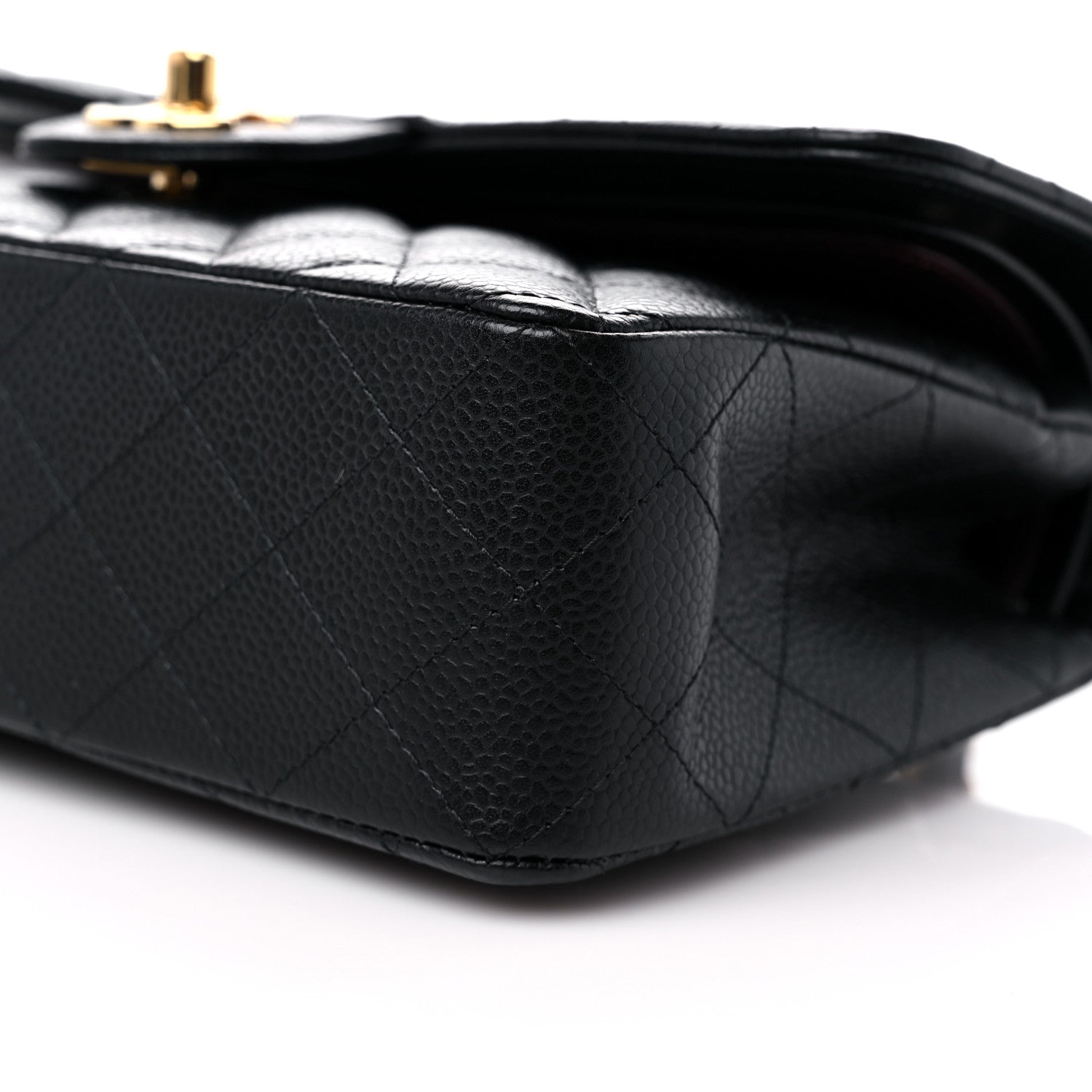 Chanel Caviar Quilted Small Double Flap Black 9 of 10