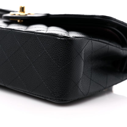 Chanel Caviar Quilted Small Double Flap Black 9 of 10