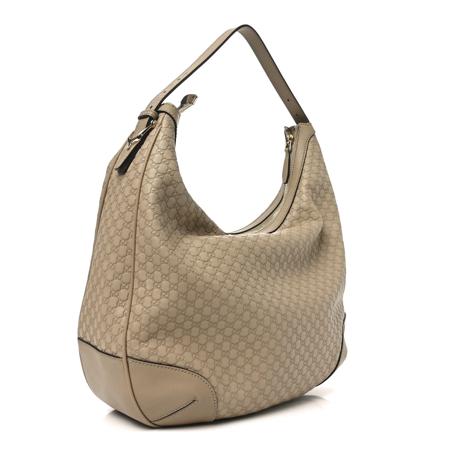 Gucci Guccissima Medium Nice Hobo Beige 3 of 10