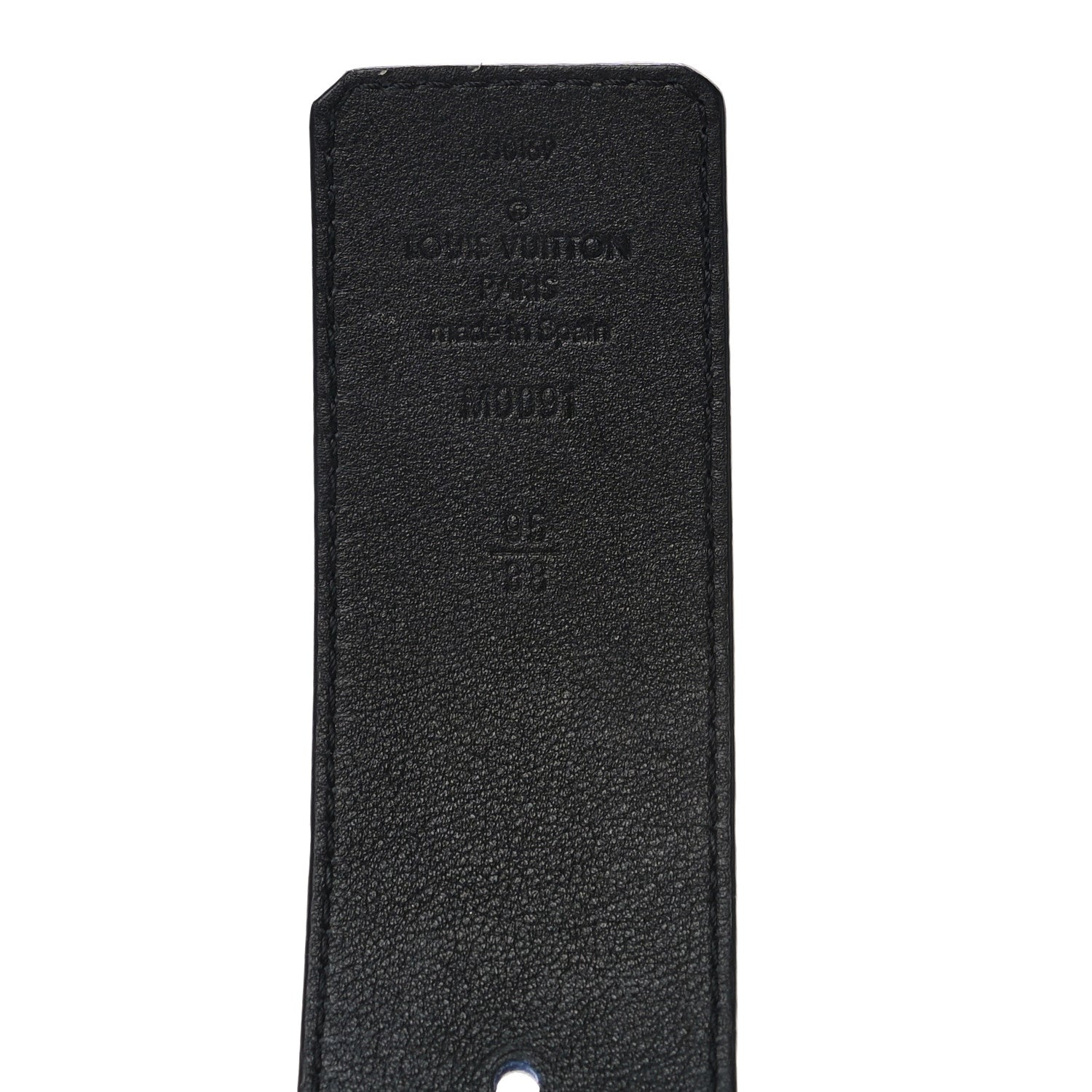 Louis Vuitton Calfskin Monogram 40mm LV Initiales Reversible Belt 95 38 Blue 8 of 11