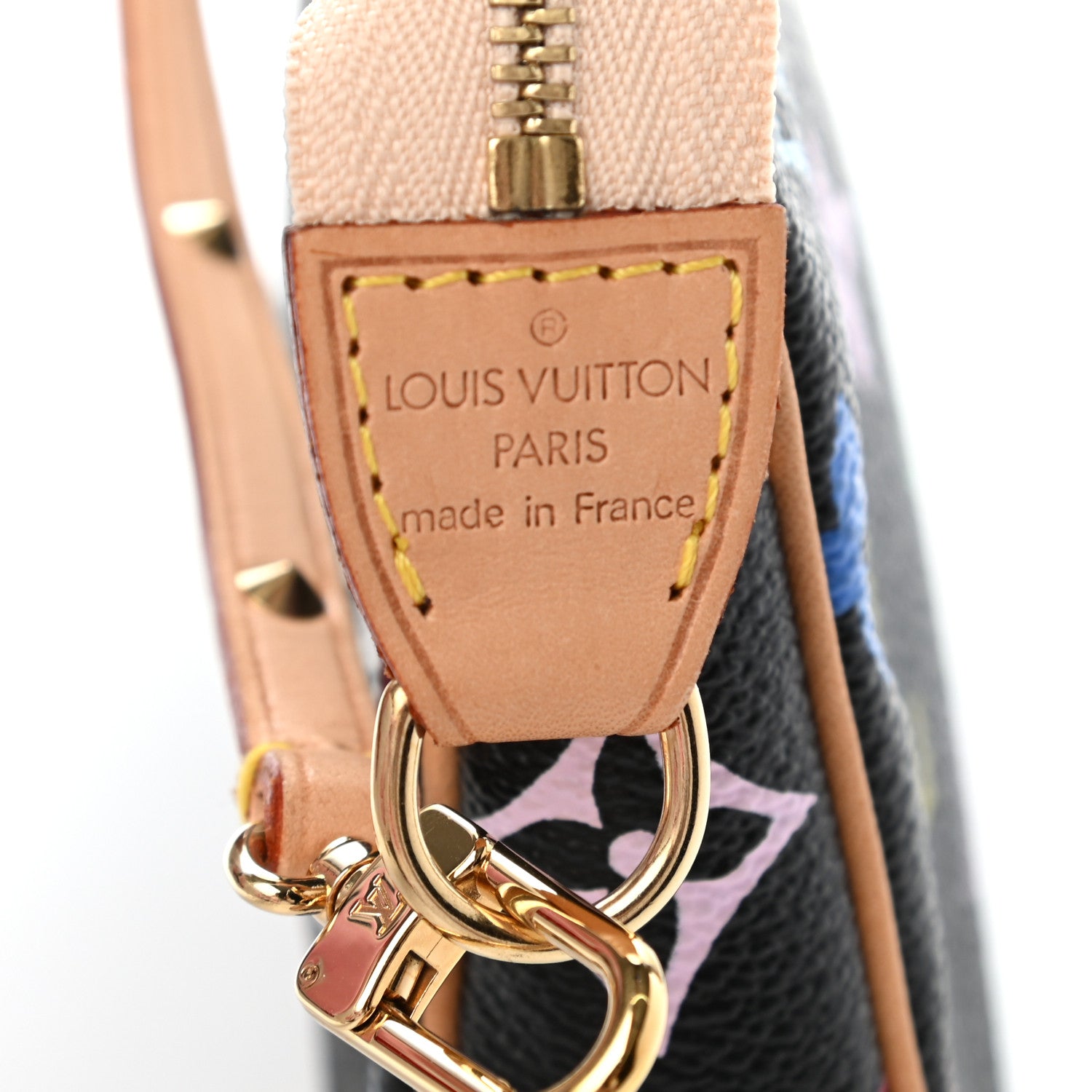 Louis Vuitton Monogram Multicolor Pochette Accessories Black 8 of 8