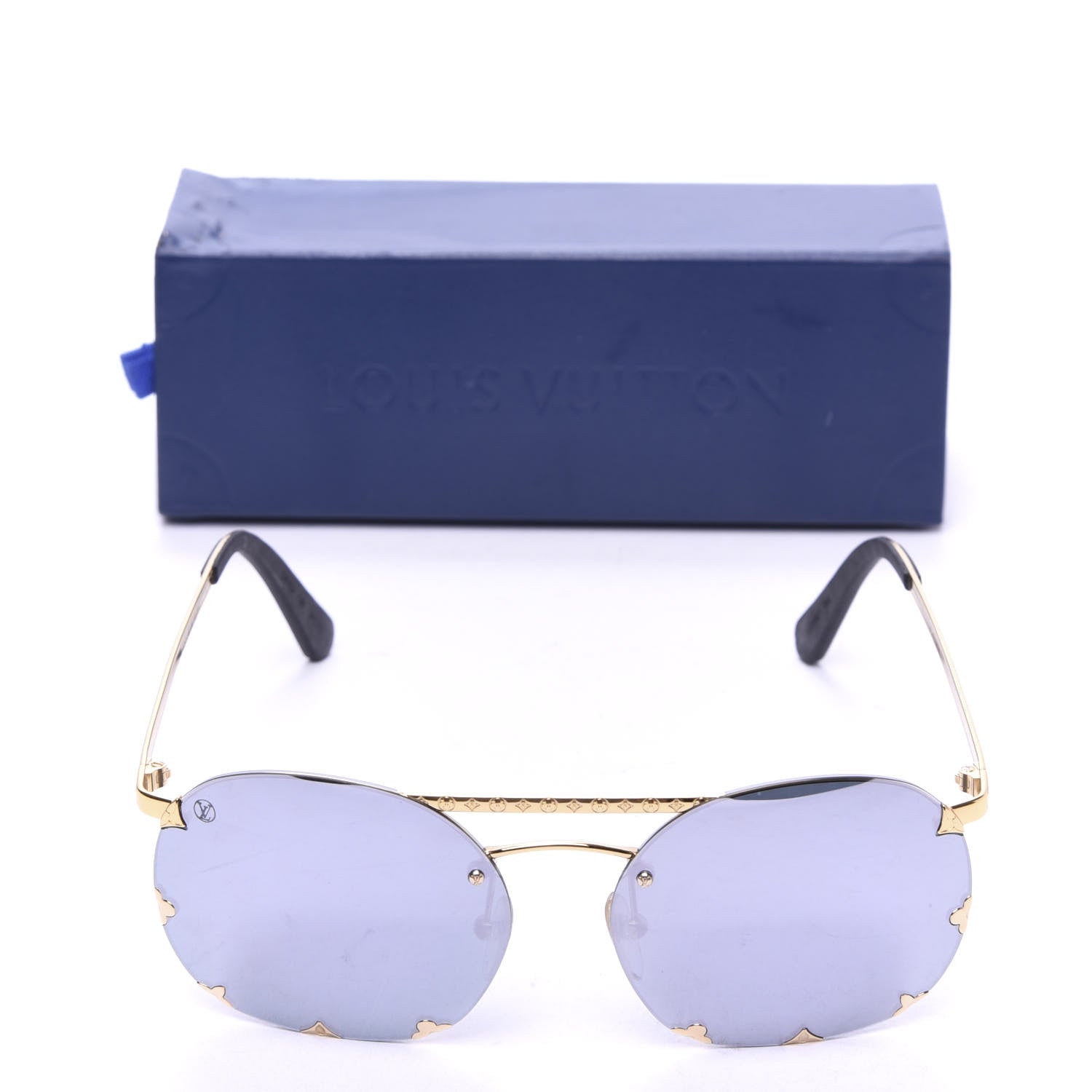 Louis Vuitton Round Diva Sunglasses Z0959U Silver 8 of 8