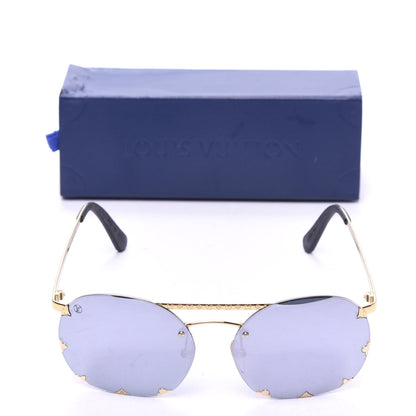 Louis Vuitton Round Diva Sunglasses Z0959U Silver 8 of 8
