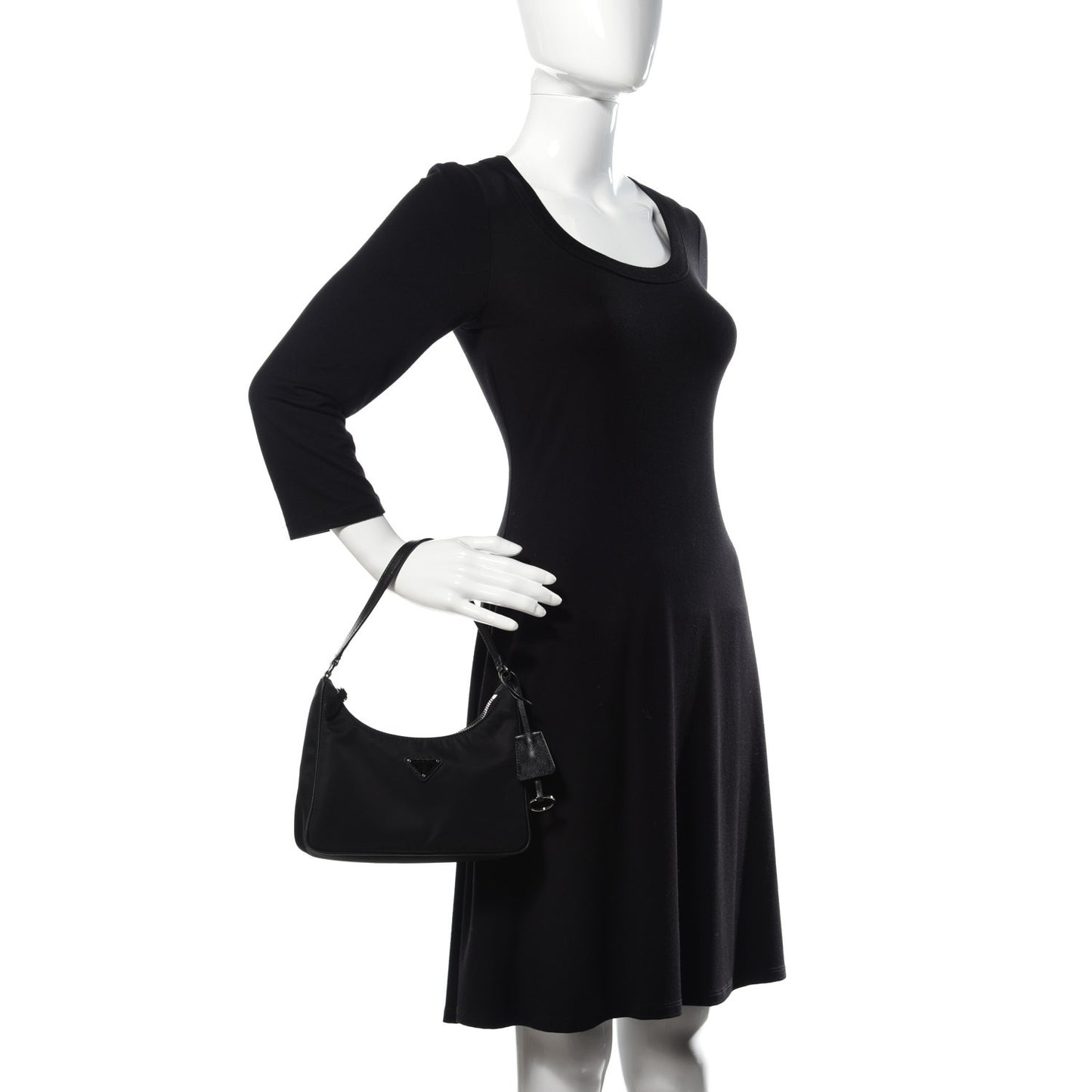 Tessuto Nylon Mini Re-Edition 2000 Bag Black