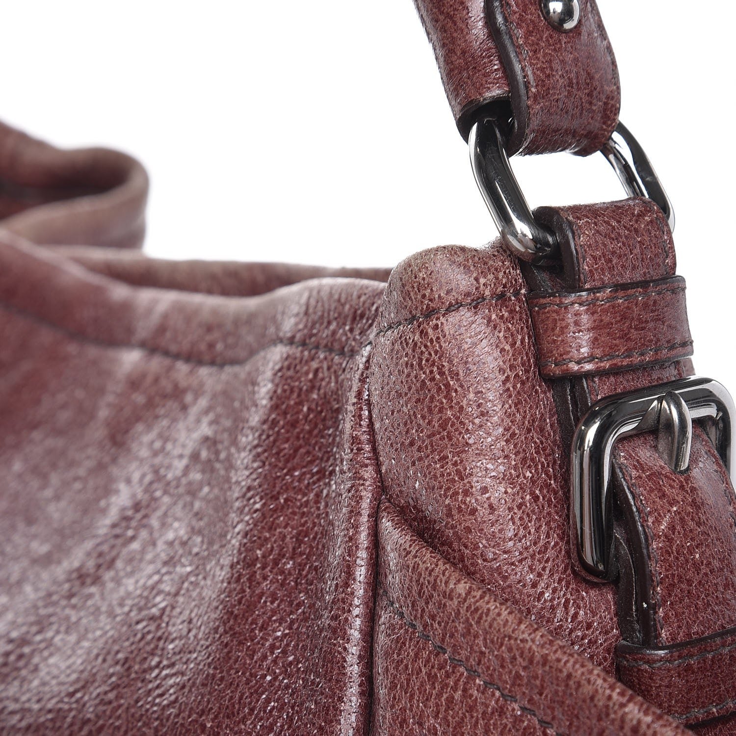 Prada Cervo Lux Chain Shoulder Bag Lampone Sfumato 13 of 18