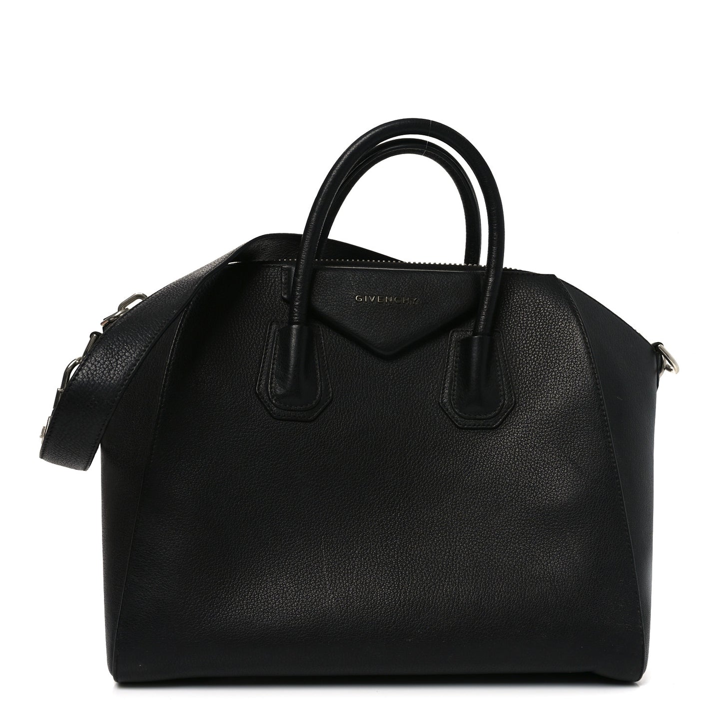 Sugar Goatskin Medium Antigona Black
