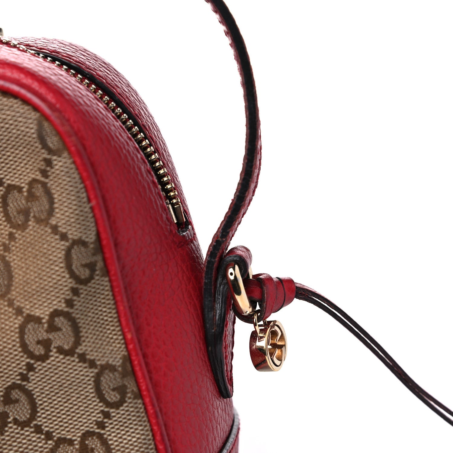 Gucci Monogram Mini Bree Messenger Bag Red 15 of 21