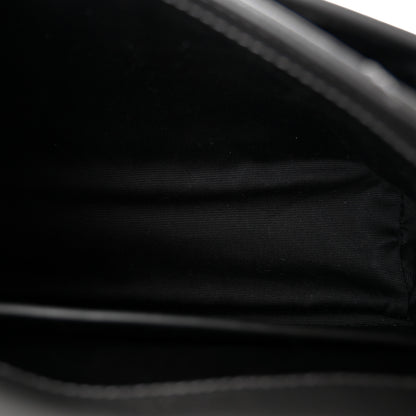 Saint Laurent Crinkled Calfskin Matelasse Monogram Baby Niki Chain Satchel Storm 5 of 10