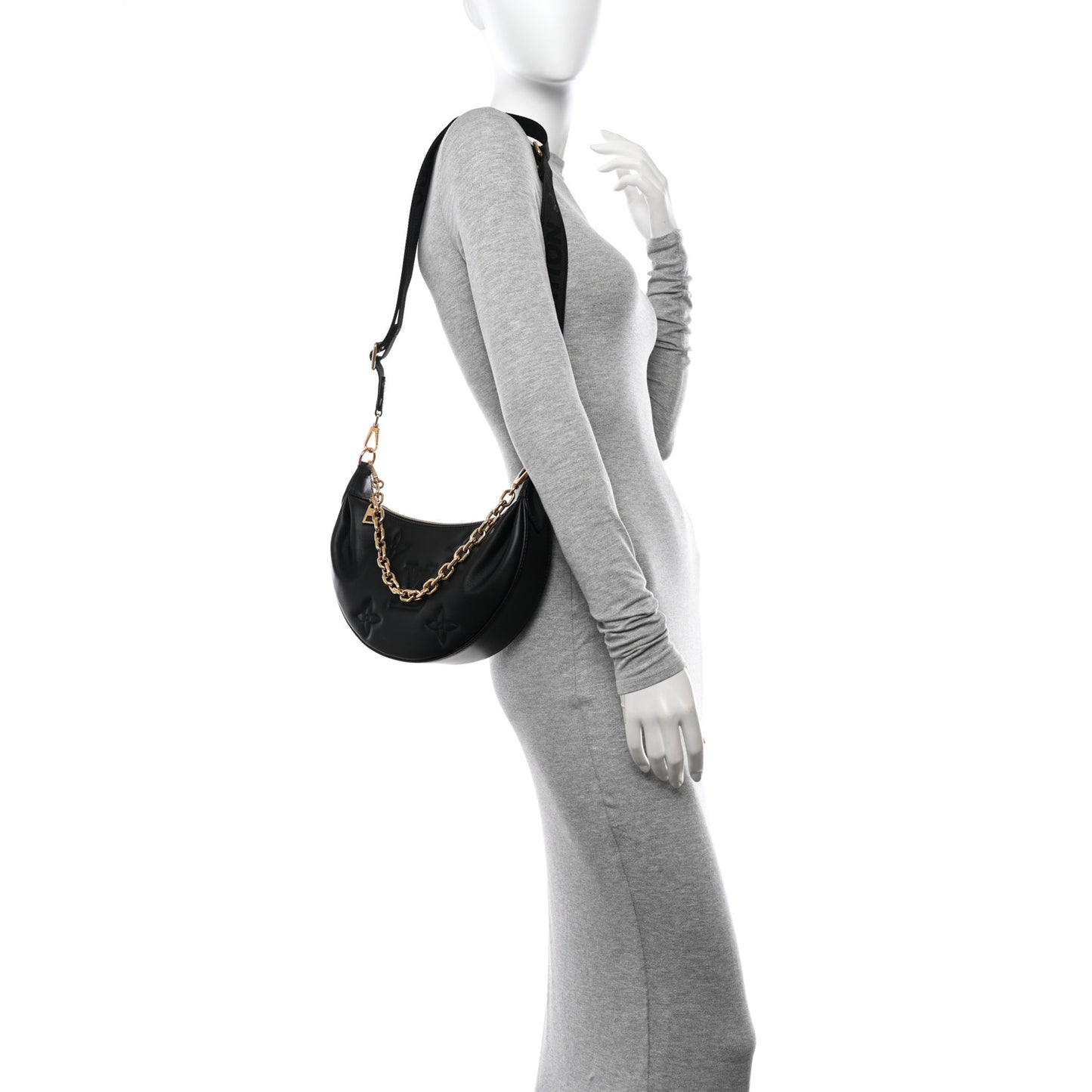 Calfskin Bubblegram Over The Moon Black