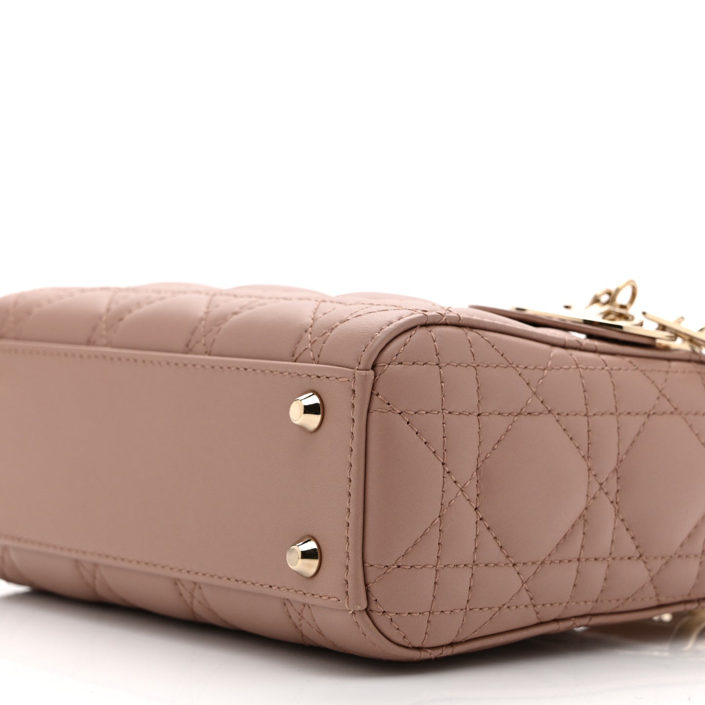 Lambskin Cannage Mini Lady Dior Fard