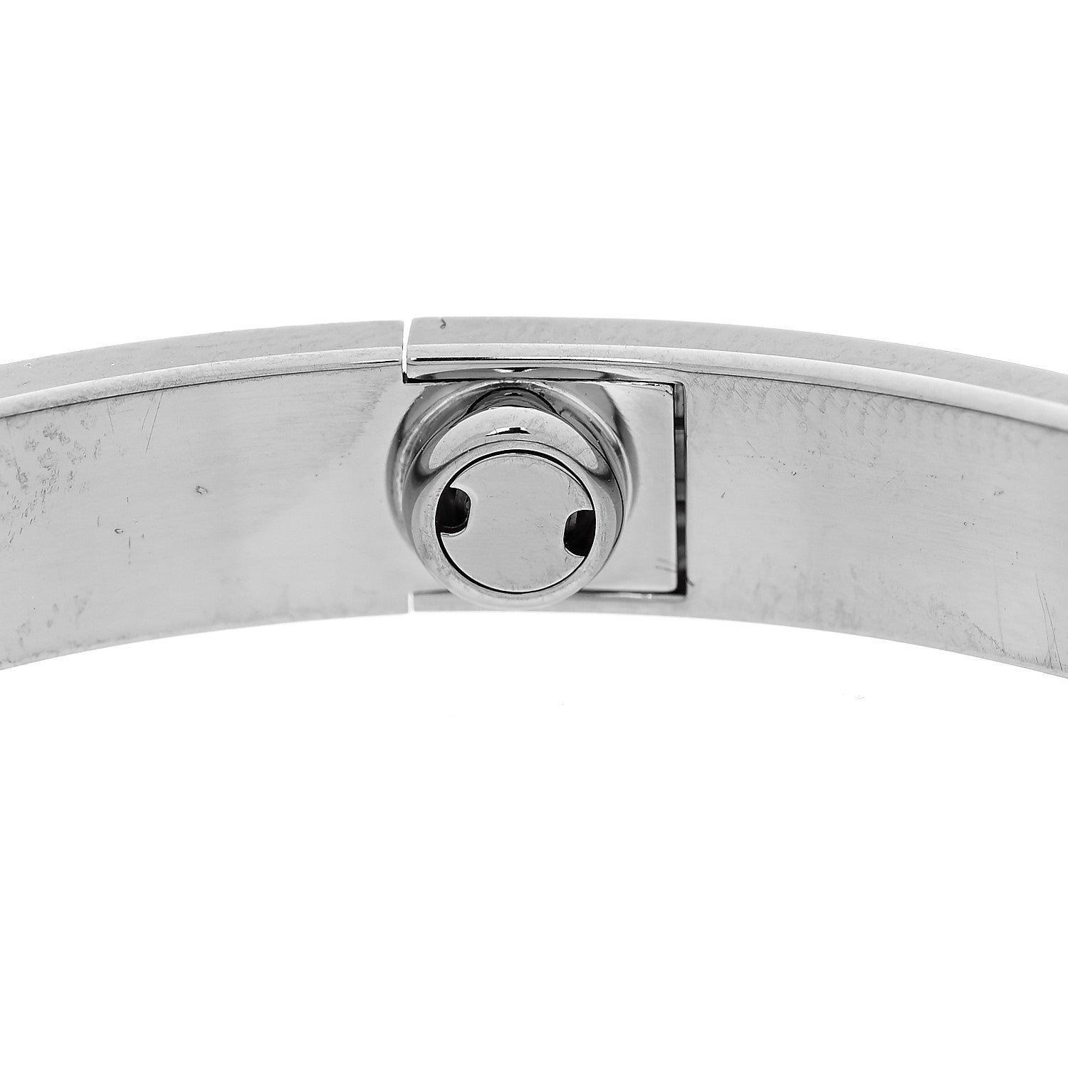 Cartier 18K White Gold LOVE Bracelet 17 5 of 8