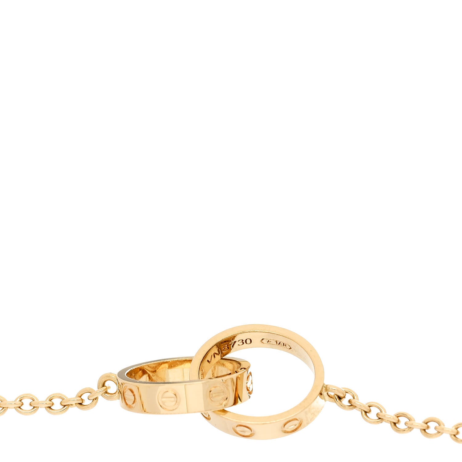 Cartier 18K Yellow Gold Interlocking LOVE Bracelet 4 of 4