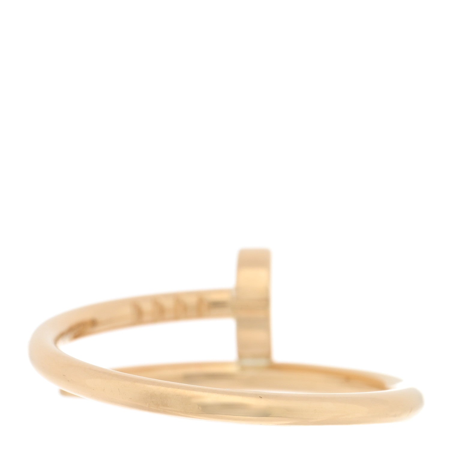 Cartier 18K Yellow Gold Small Juste Un Clou Ring 55 7.25 3 of 5
