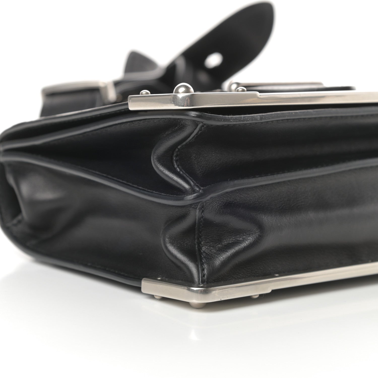 Prada City Calf Saffiano Cahier Bag Black 8 of 11