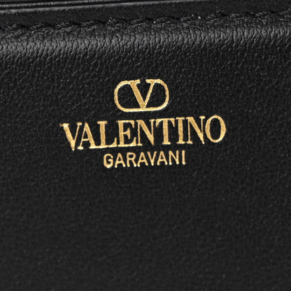 Valentino Garavani Calfskin Vlogo Loco Shoulder Bag Black 6 of 10