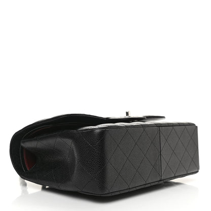 Chanel Caviar Quilted Jumbo Double Flap Black 4 of 10