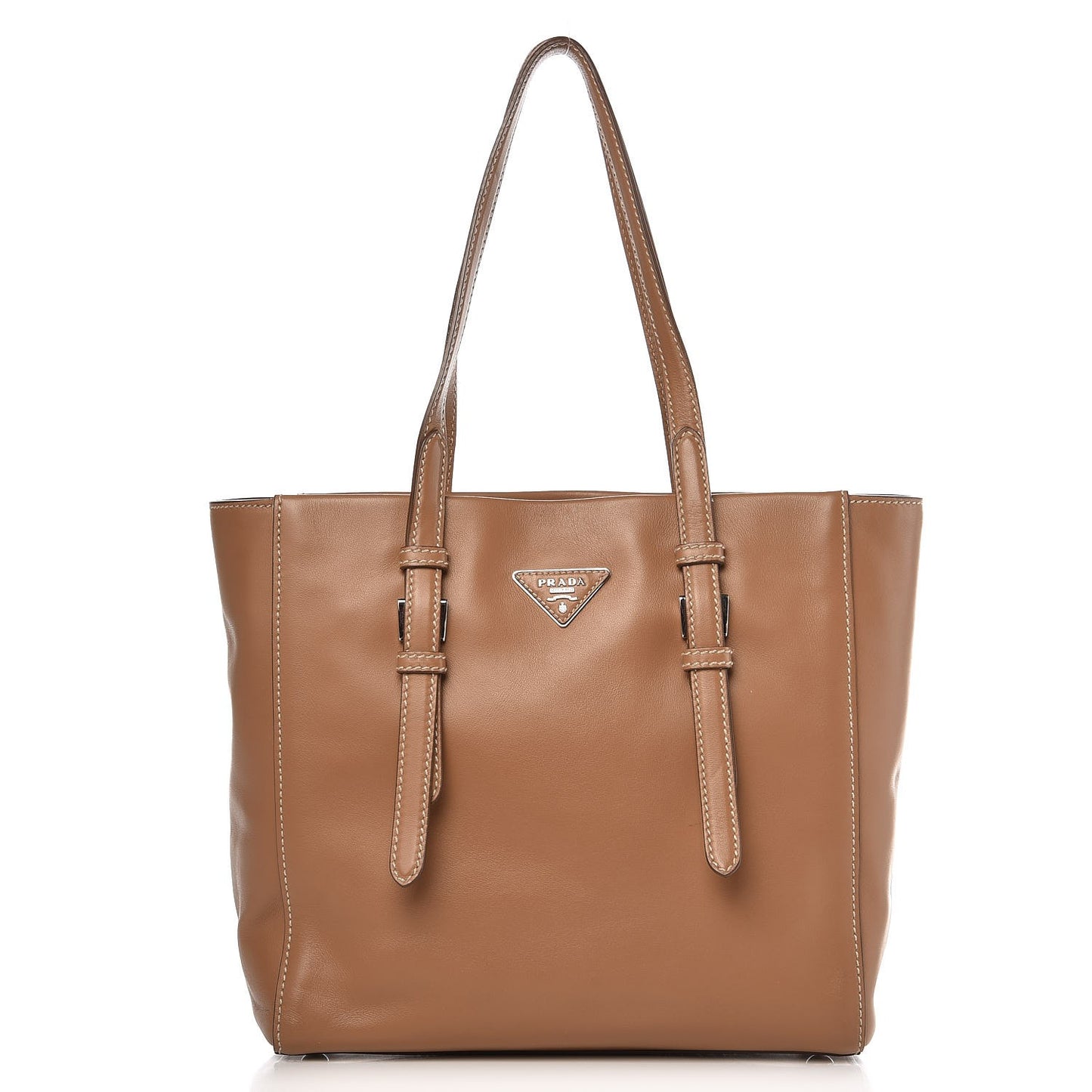 City Calf Sport Tote Caramel