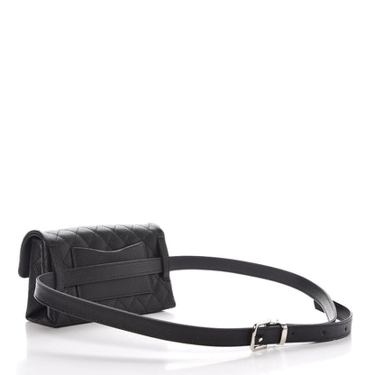 Chanel Grained Calfskin Quilted 2.55 Reissue Flap Belt Bag Clutch Black 3 of 7