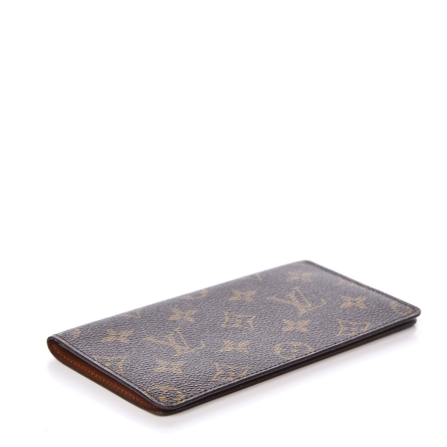 Monogram Simple Checkbook Holder Wallet Cover