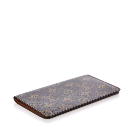 Louis Vuitton Monogram Simple Checkbook Holder Wallet Cover 4 of 7