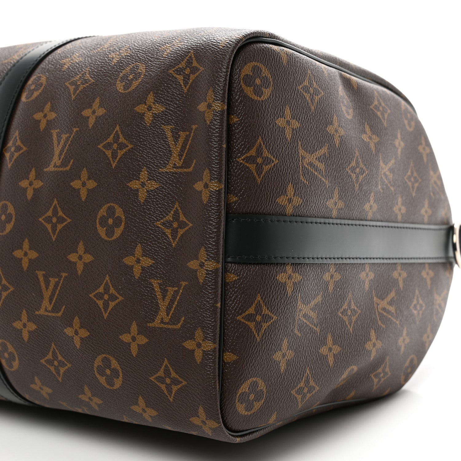 Louis Vuitton Monogram Macassar Keepall Bandouliere 45 7 of 10