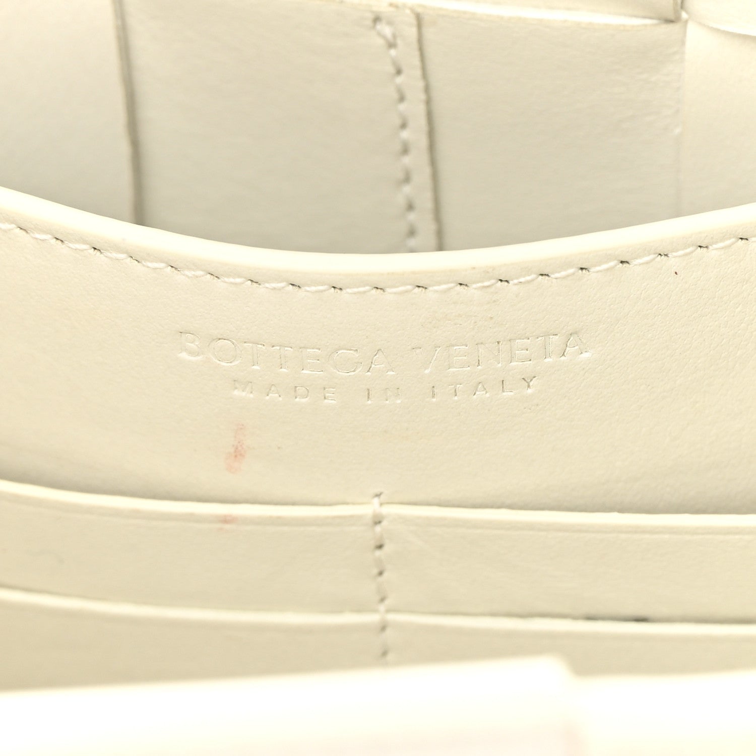 Bottega Veneta Calfskin Maxi Intrecciato Cassette Pouch On Strap Chalk 6 of 15