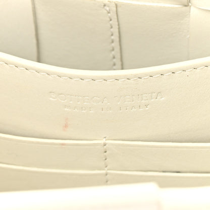 Bottega Veneta Calfskin Maxi Intrecciato Cassette Pouch On Strap Chalk 6 of 15