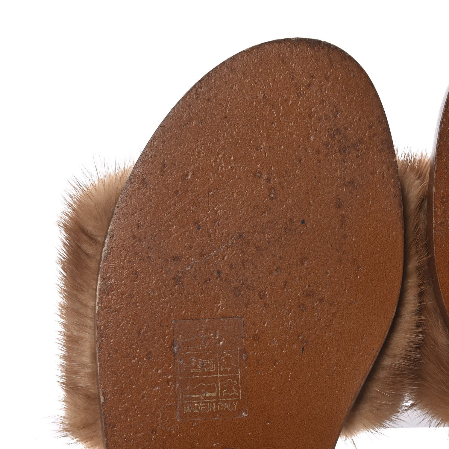 Louis Vuitton Mink Fur Lock It Flat Mule 36 Beige 9 of 11