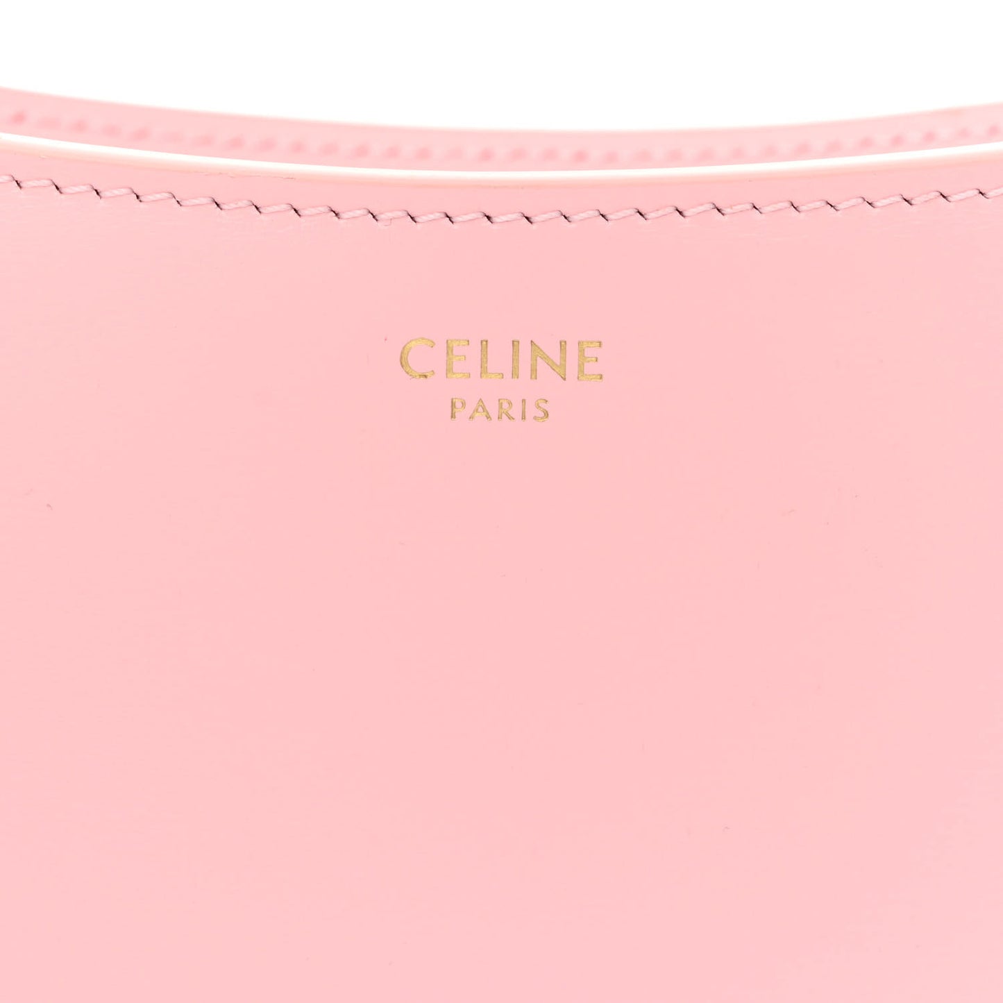 Shiny Calfskin Medium Croque Bag Pink