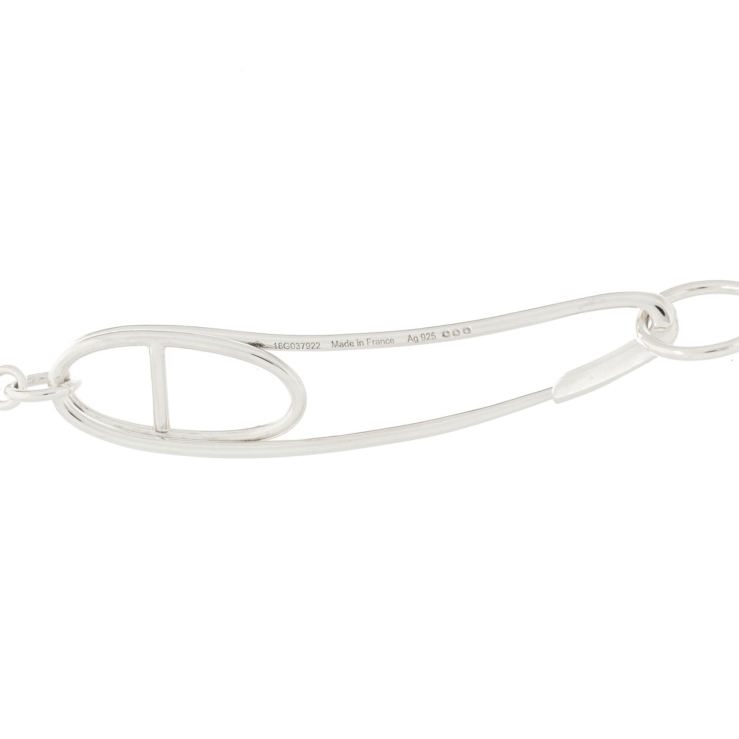 Sterling Silver Chaine d'Ancre Punk Long Necklace