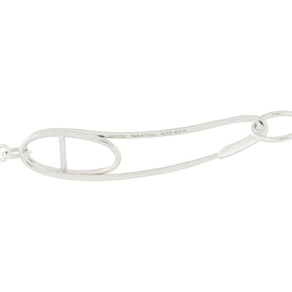 Hermes Sterling Silver Chaine d'Ancre Punk Long Necklace 4 of 5