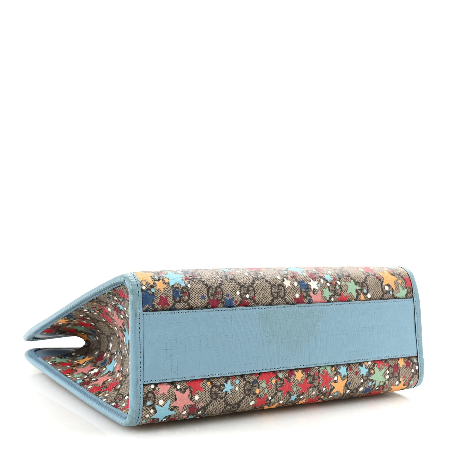Gucci GG Supreme Monogram Star Print Childrens Tote Blue Multicolor 4 of 10