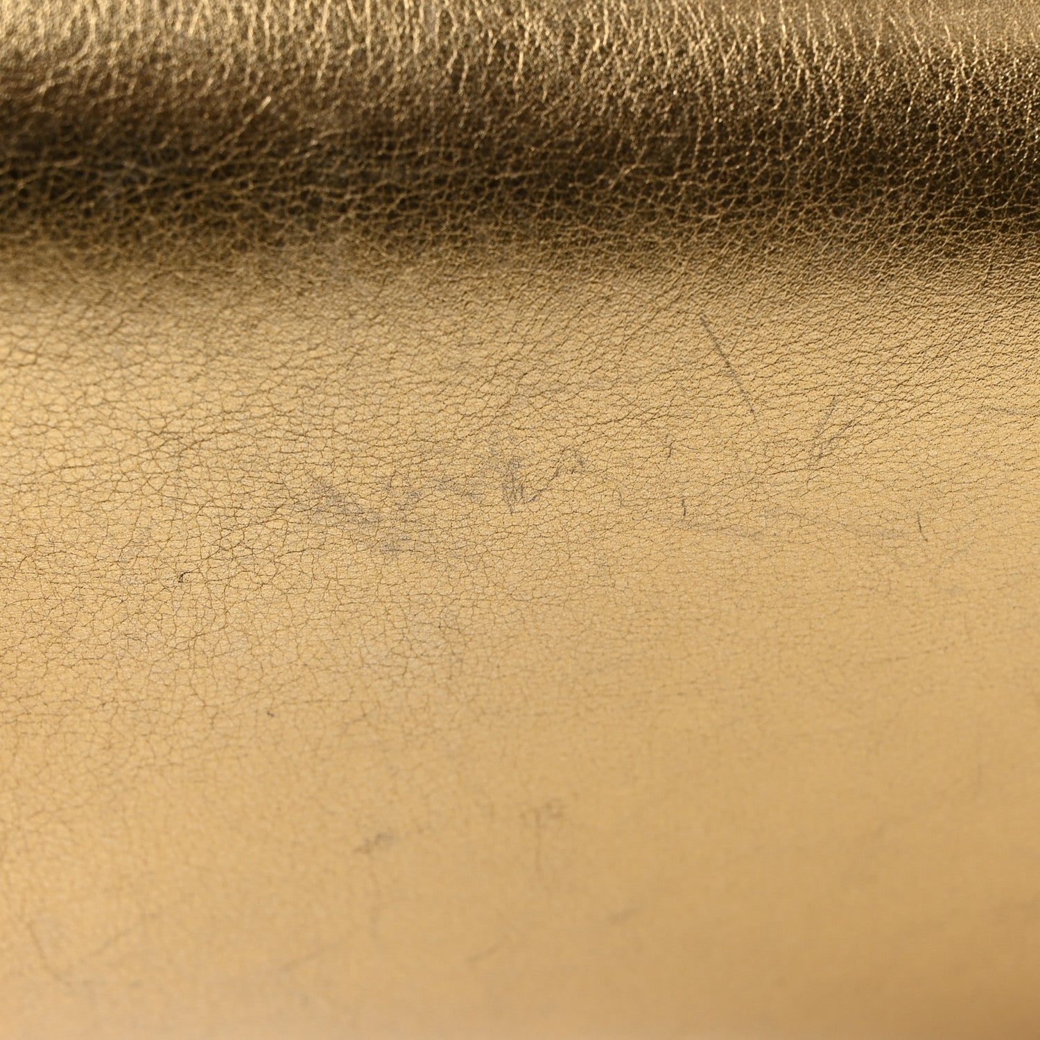 Louis Vuitton LOUIS VUITTON Metallic Calfskin Louise Clutch Gold 9 of 9