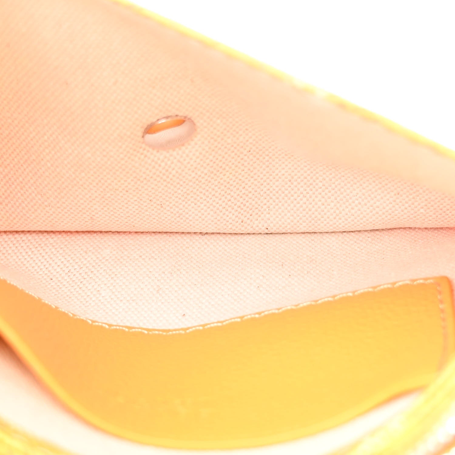 Goyard Goyardine Plumet Wallet Clutch Yellow 6 of 10