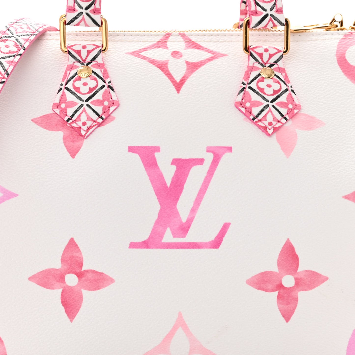 Monogram Giant By The Pool 2.0 Speedy Bandouliere 25 Rose