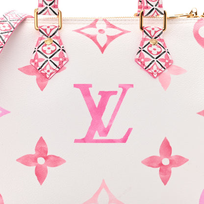 Louis Vuitton Monogram Giant By The Pool 2.0 Speedy Bandouliere 25 Rose 7 of 13