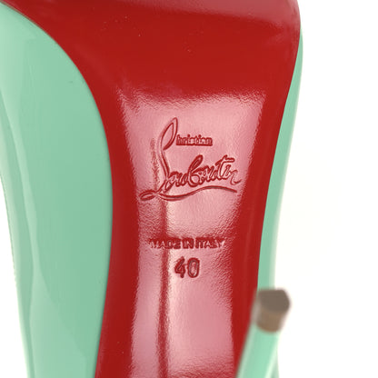 Christian Louboutin Patent Pigalle Follies 100 Pumps 40 Opaline 6 of 7