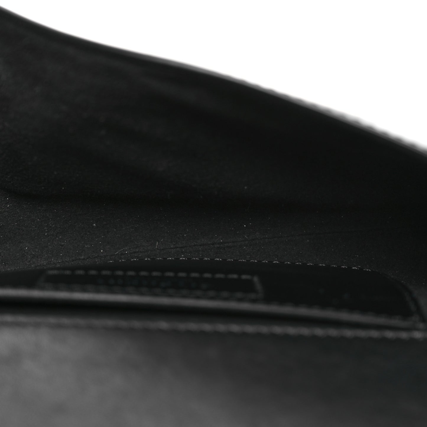 Calfskin Infinity Flap Clutch Black
