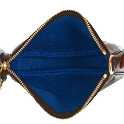 Louis Vuitton Monogram 2019 Christmas Animation Mini Venice Pochette Accessories Blue 5 of 9