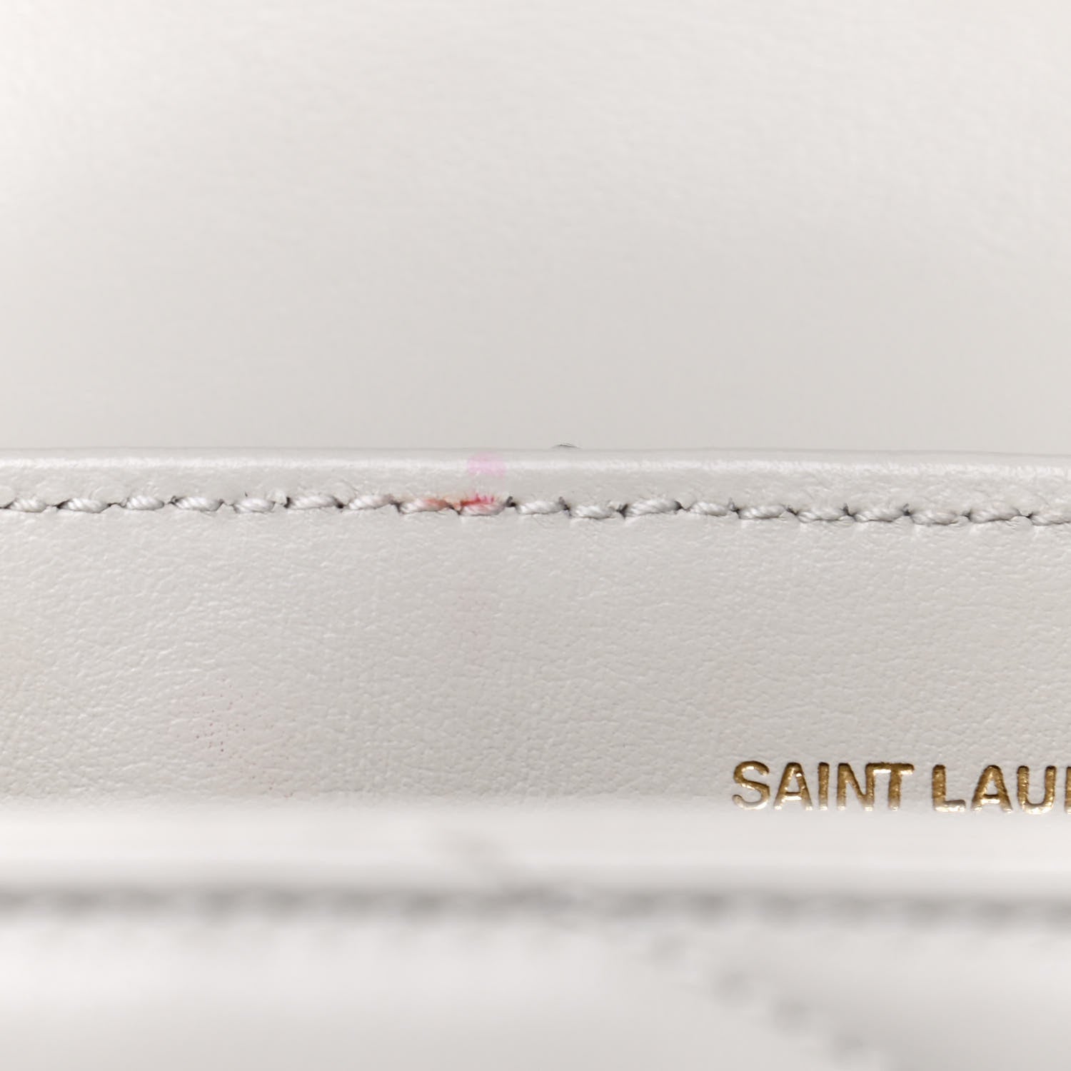 Saint Laurent Calfskin Y Quilted Monogram Small Loulou Chain Satchel Crema Soft 6 of 6