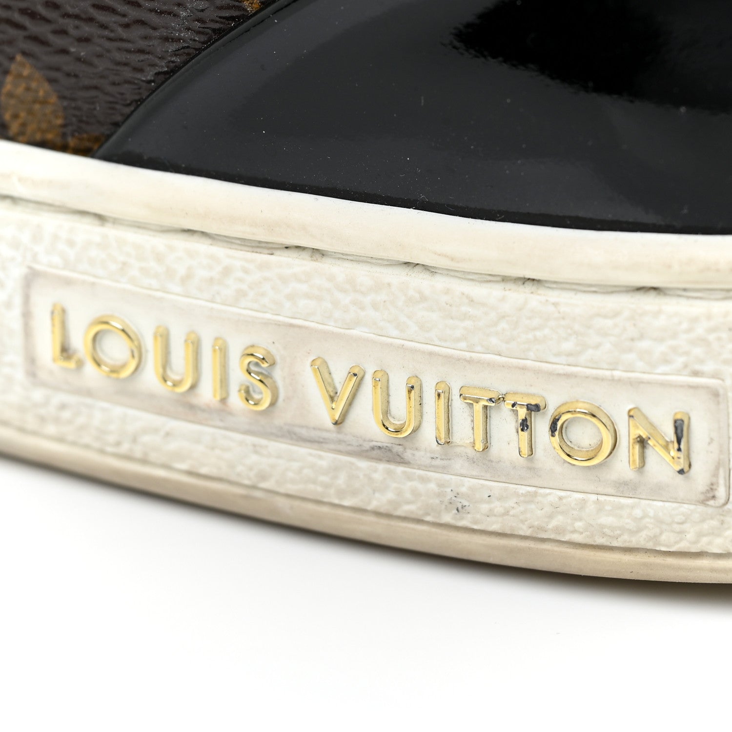 Louis Vuitton Patent Monogram Frontrow Sneakers 35.5 17 of 21
