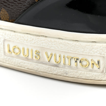 Louis Vuitton Patent Monogram Frontrow Sneakers 35.5 17 of 21