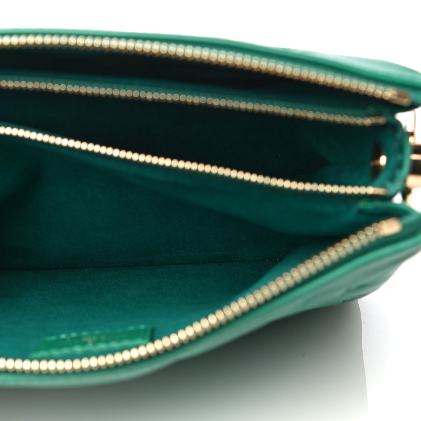 Lambskin Embossed Monogram Coussin BB Emeraude