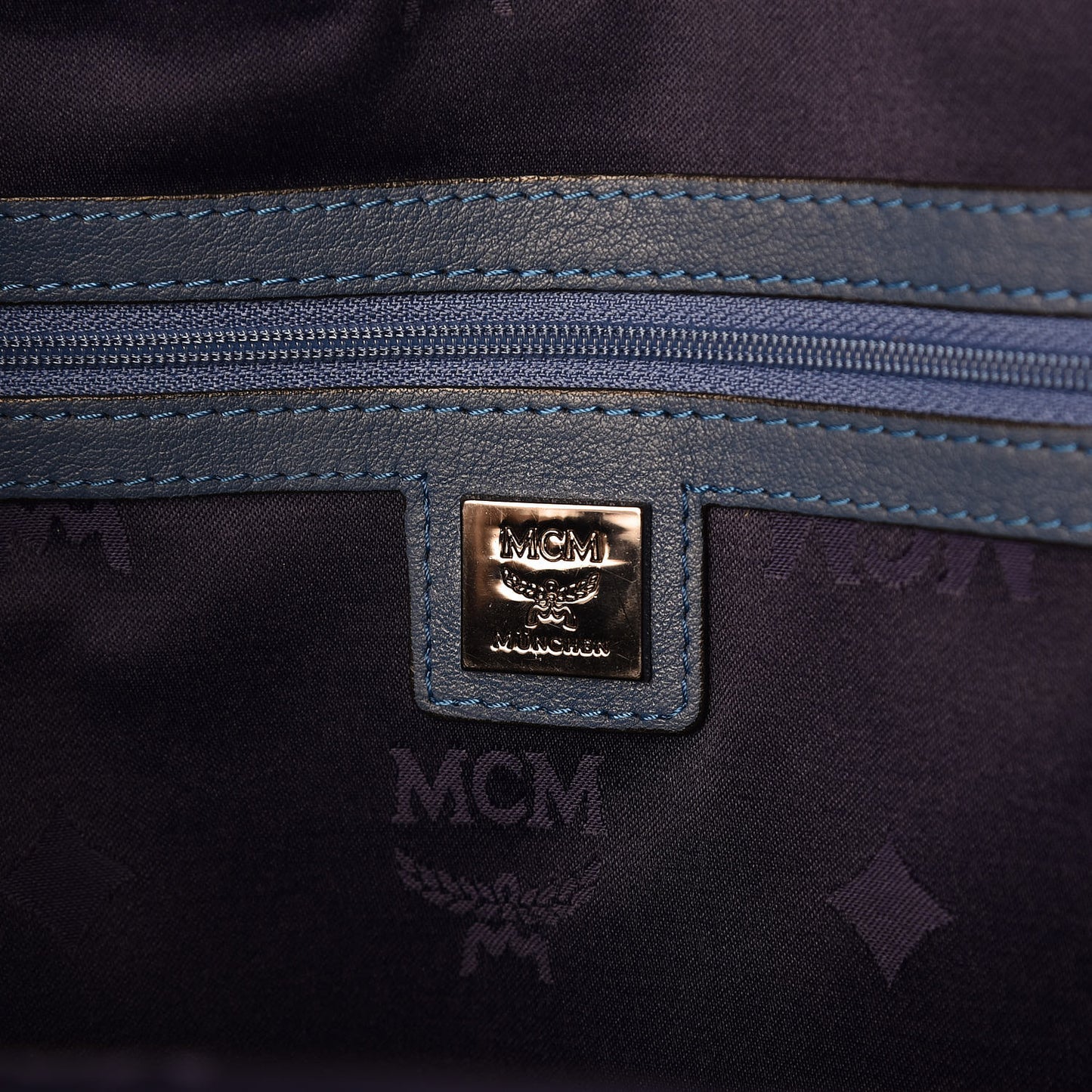 Visetos Medium Studded Stark Backpack Navy Blue