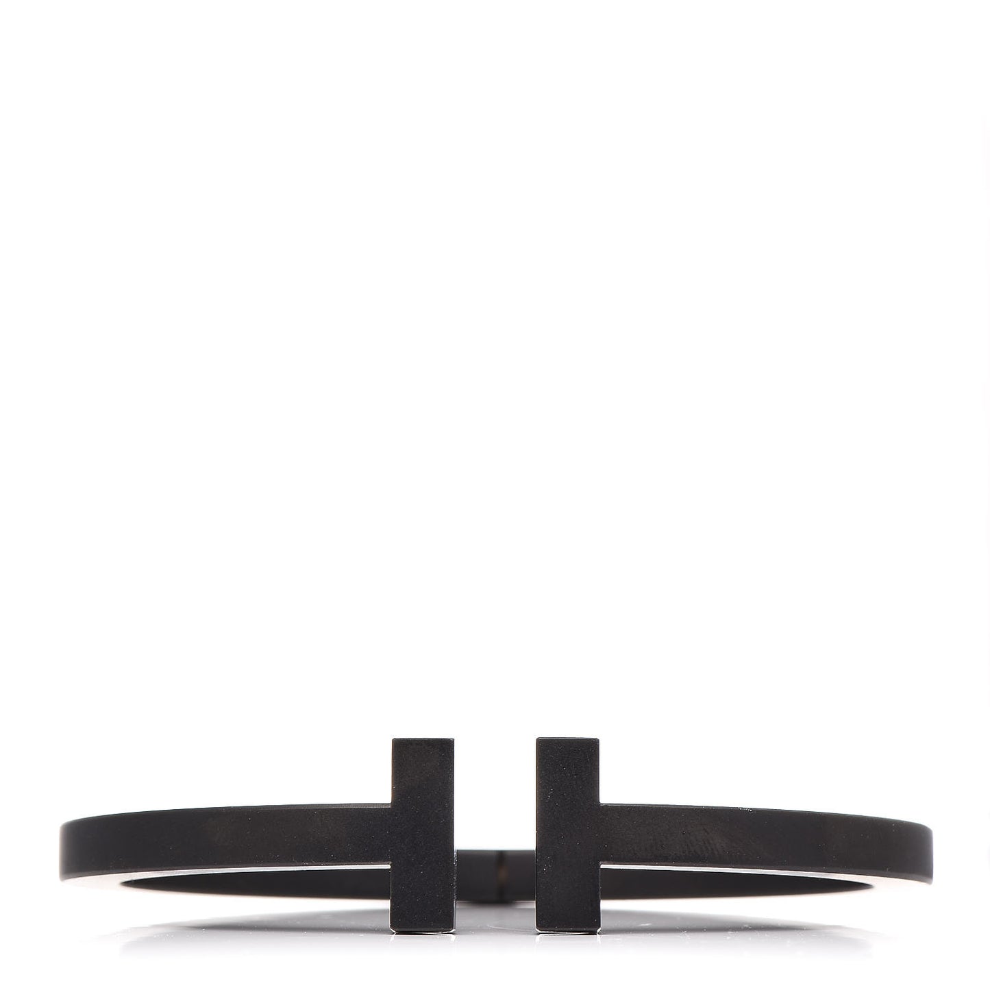Black-Coated Stainless Steel T Square Bracelet